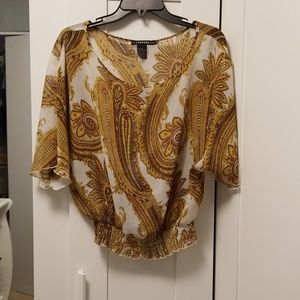 Boho paisley top